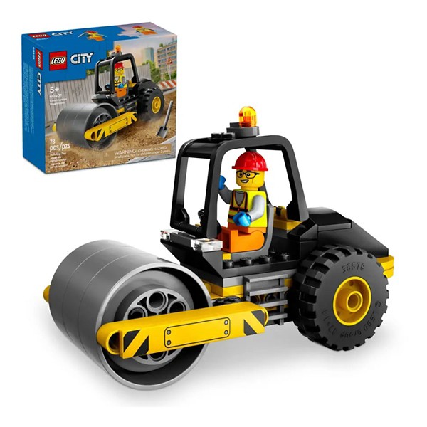 LEGO City Construction Steamroller 60401 Building Set