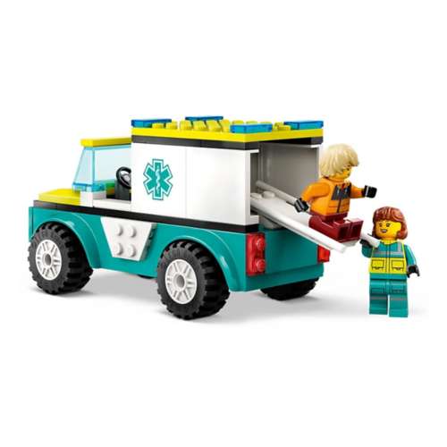 LEGO City Emergency Ambulance and Snowboarder 60403 Building Set