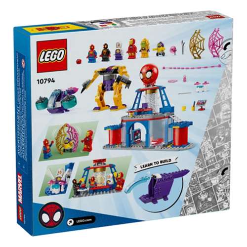 LEGO Super Heroes Team Spidey Web Spinner Headquarters 10794 Building Set