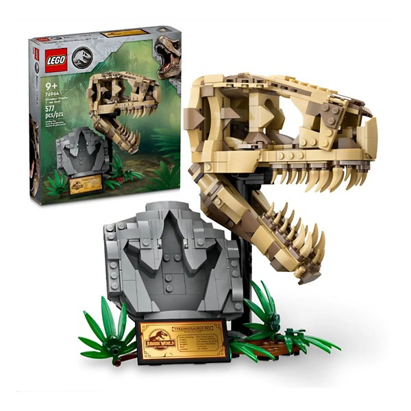 LEGO Jurassic World Dinosaur Fossils T. Rex Scull 76964 Building Set