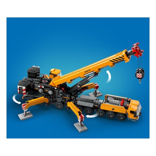 LEGO City Yellow Mobile Construction Crane Toy Set 60409 - Primary Image