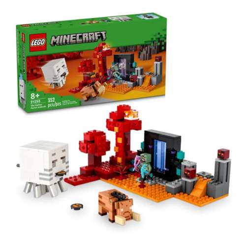 LEGO Minecraft The Nether Portal Ambush 21255 Building Set