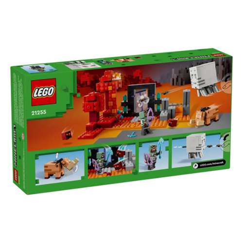 LEGO Minecraft The Nether Portal Ambush 21255 Building Set