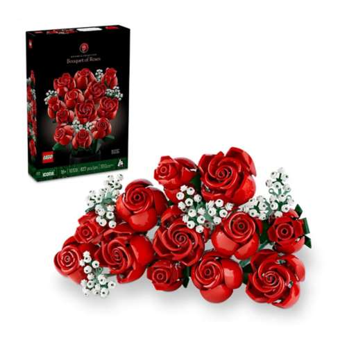 Roses Building Blocks Compatible With Lego Puzzle Toys Ornaments
