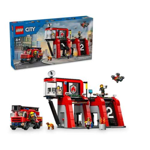 LEGO City Fire Station with Fire Truck 60414 Building Set