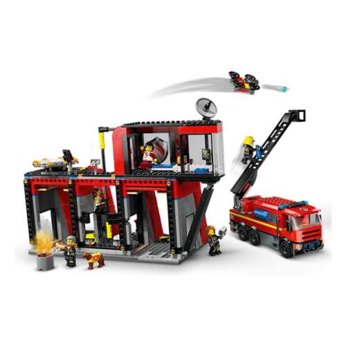 Lego police discount and fire station