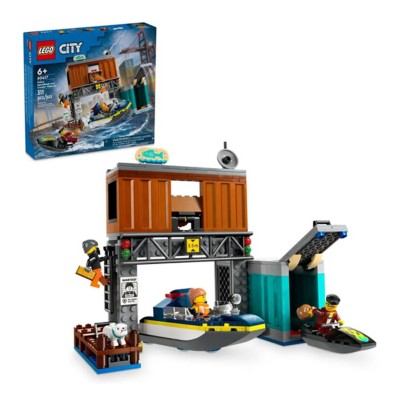 LEGO City Police Speedboat and Crooks' Hideout 60417 Building Set