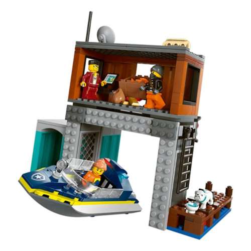 LEGO City Police Speedboat and Crooks' Hideout 60417 Building Set