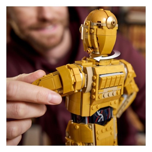 LEGO Star Wars C-3PO Buildable Droid Figure for Build and