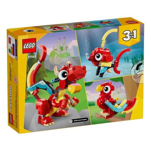 LEGO Creator 3in1 Red Dragon 31145 Building Set