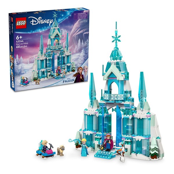 LEGO Disney Frozen Elsas Ice Palace Buildable Princess Toy 43244