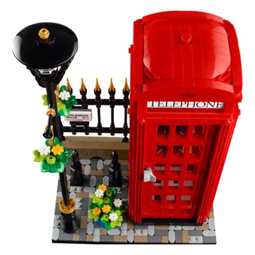 LEGO Ideas Red London Telephone Box 21347 Building Set - Primary Image