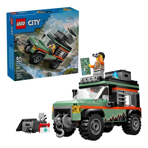 LEGO City Off-Road 4x4 Mountain Truck 60447 Building Set