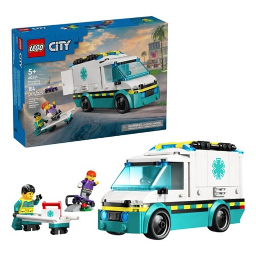 LEGO City Emergency Ambulance 60451 Building Set - Primary Image