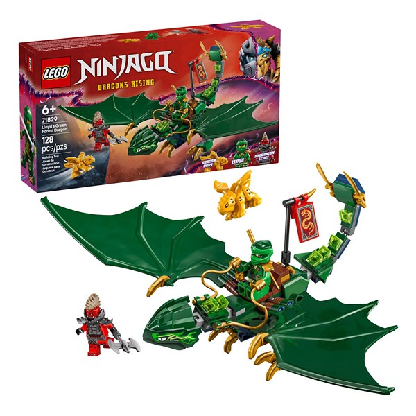 LEGO Ninjago Lloyd's Green Forest Dragon 71829 Building Set