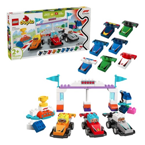 LEGO DUPLO F1 Team Race Cars & Drivers 10445 Building Set - Primary Image
