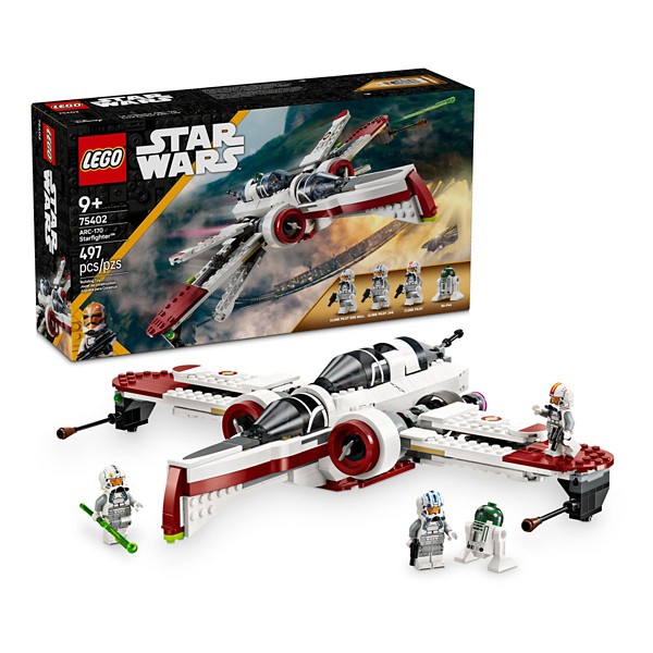 LEGO Star Wars Revenge of the Sith ARC-170 Starfighter Spaceship 75402 Building Set