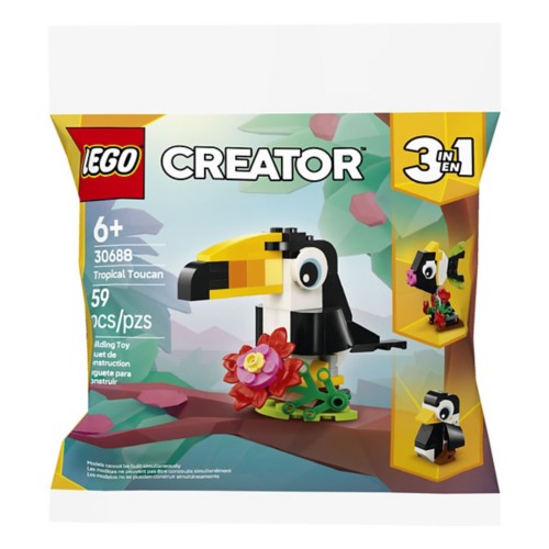 LEGO Creator 3 in 1 Tropical Toucan 30688 Bag