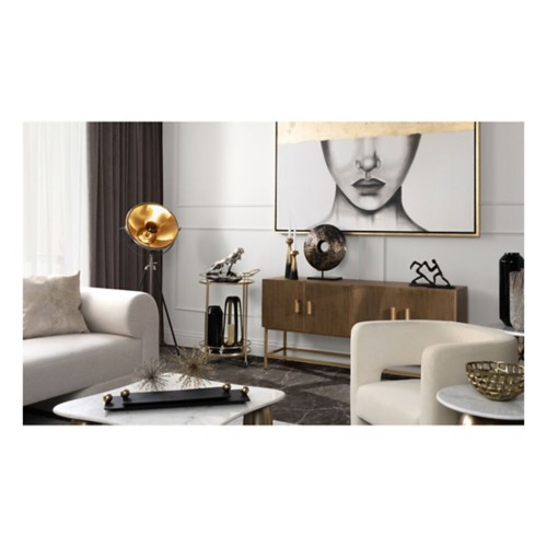 Sagebrook Home 18" Matte Black Open Vase - Primary Image