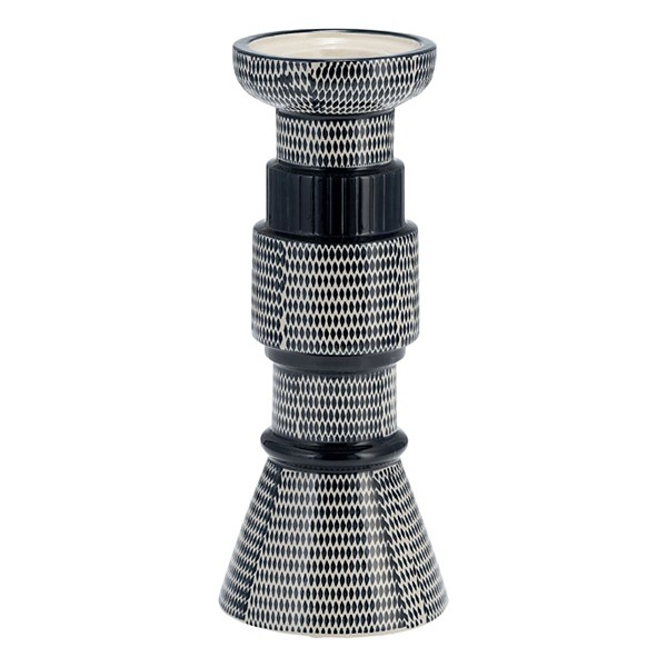 Sagebrook Home 12" Dotted Pillar Candle Holder