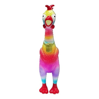 Animolds  Tie-Dye Squeeze Me Rubber Chicken