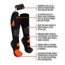 ActionHeat Wool 3.7V Rechargeable Heated Knee High Winter Socks