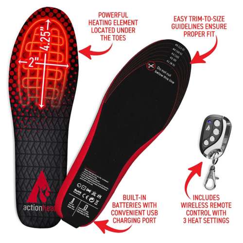 ActionHeat Rechargeable Heated Insoles