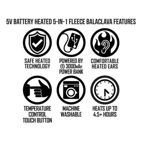ActionHeat 5V Battery Heated Balaclava