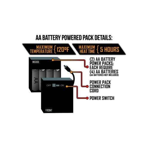 ActionHeat AA Battery-Heated Mittens