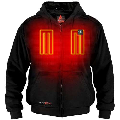 Adult ActionHeat 5V Battery Heated Full Zip Hoodie | SCHEELS.com