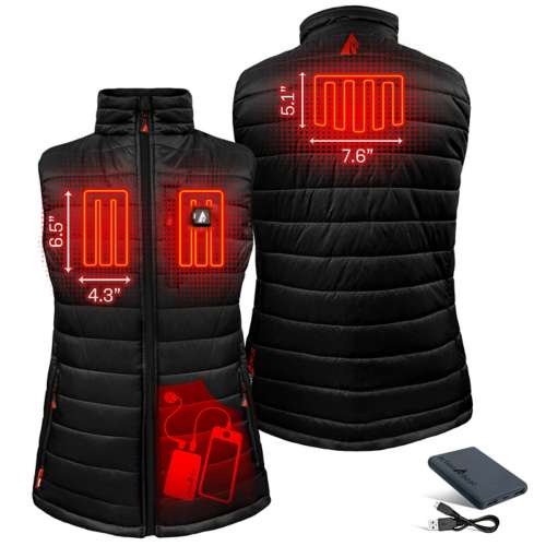Women's ActionHeat 5V Battery Heated Puffer Vest