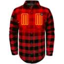 Adult ActionHeat 5V Battery Heated Flannel Long Sleeve Base Layer