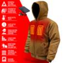 Men's ActionHeat 5V Battery Work Heated Hooded Shell Jacket