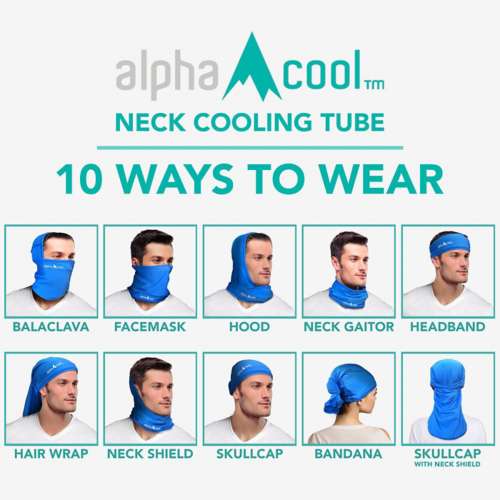 Adult AlphaCool 2-Pack Cooling Neck Gaiter