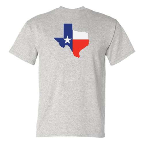 Men's ERLEBNISWELT-FLIEGENFISCHEN Texas Star Outline T-Shirt