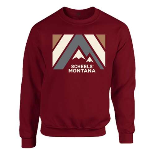 Adult SCHEELS Montana Pride Mountainscape Crewneck Sweatshirt
