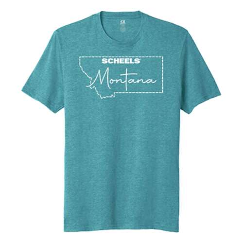 Adult SCHEELS Montana Dotted Outline T-Shirt