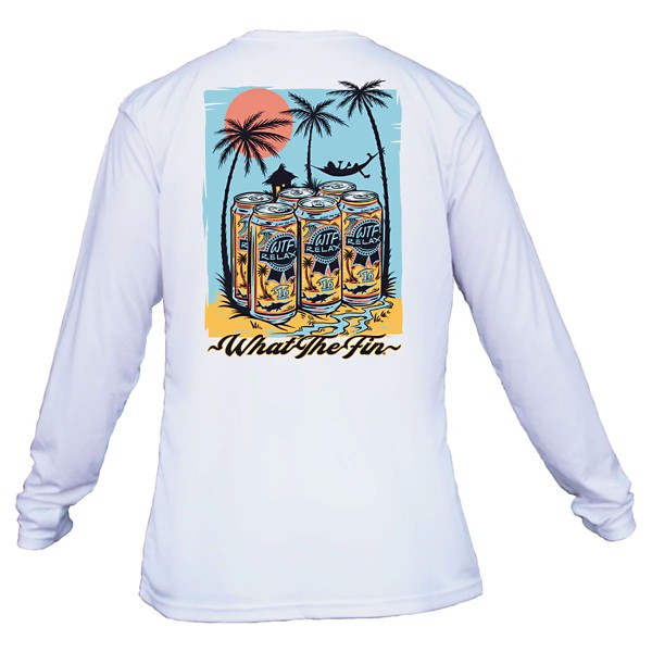 Men's What The Fin Six Pack Relax Performance Long Sleeve T-Shirt - What The Fin