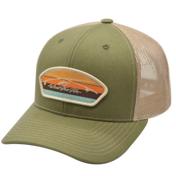 WHAT THE FIN Men's  Sunset Fly Patch Snapback Hat