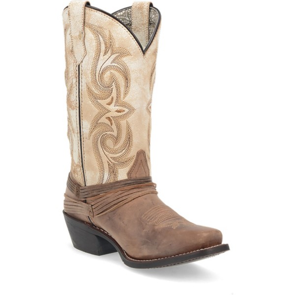 Women’s Laredo Myra Western Boots 6 Sand White