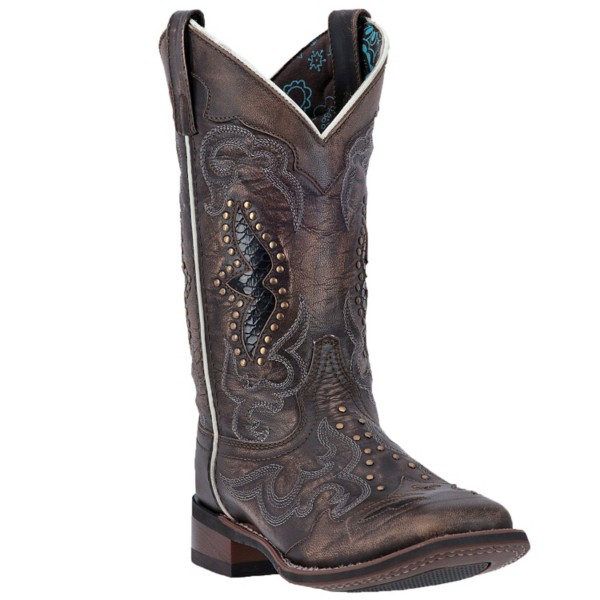 Women’s Laredo Spellbound Western Boots 12 Black/Tan