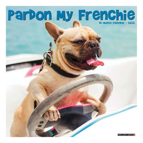 Willow Creek Press Pardon My Frenchie 2025 Wall Calendar Witzenberg Sneakers Sale Online