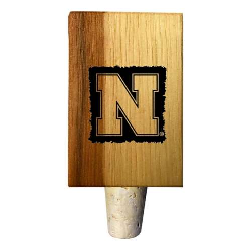 Timeless Etchings Nebraska Cornhuskers Mini Bottle Stop