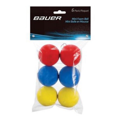Bauer Mini Foam Balls 6-Pack