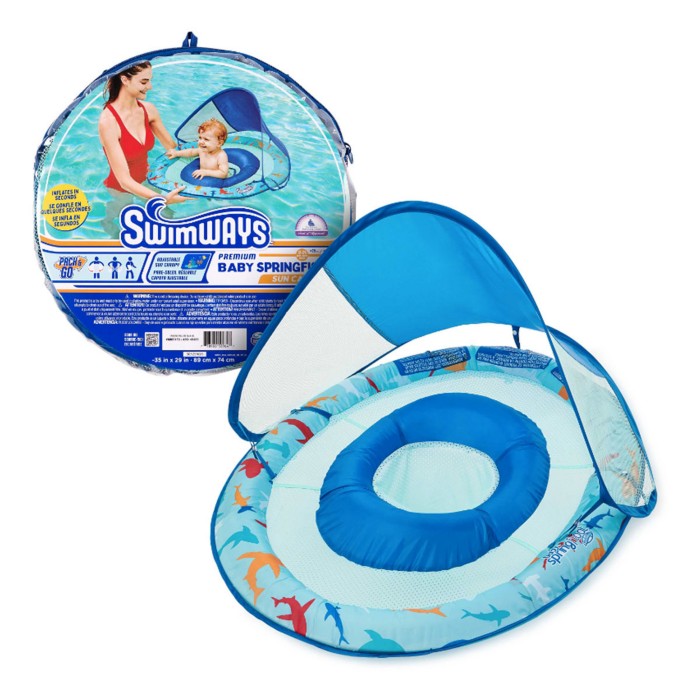 Swimways Sun Canopy Inflateable Baby Spring Float
