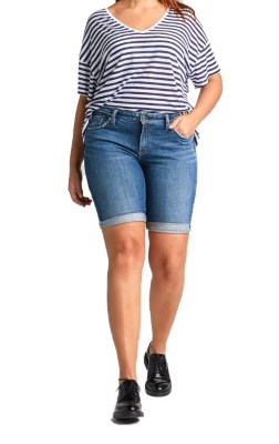 silver jeans bermuda shorts