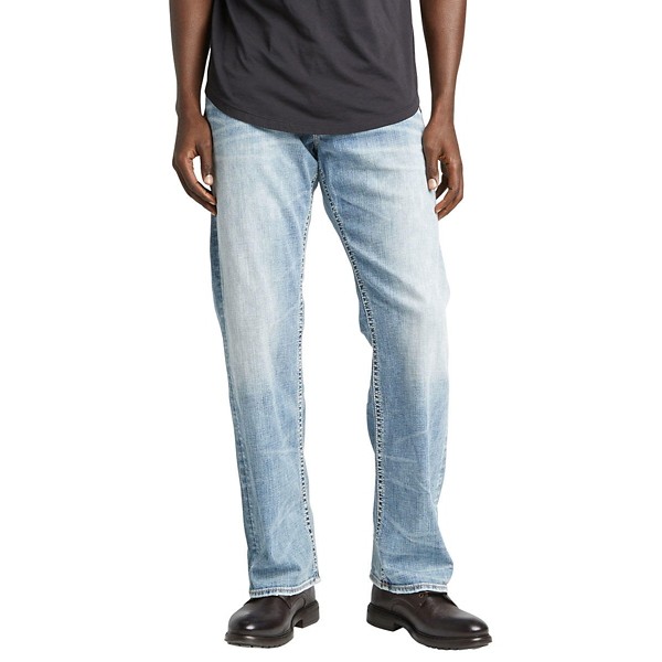 Men's Silver Jeans Co. Silver Zac Comfort Relaxed Fit Straight Jeans product image