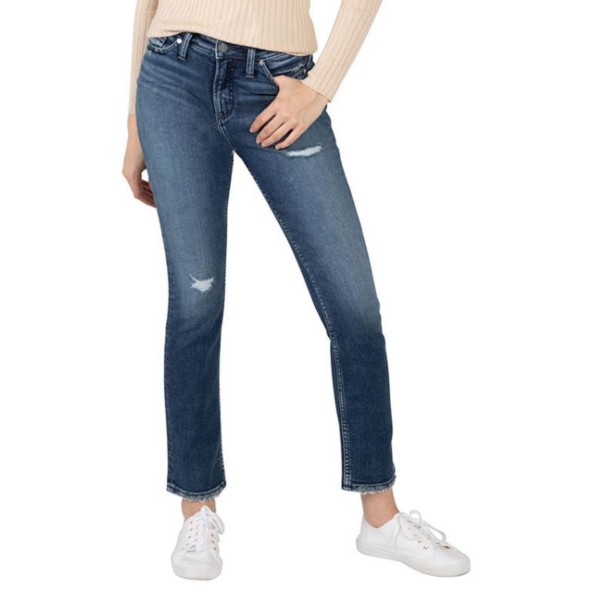 Women's Silver Jeans Co. High Note High Rise Relaxed Fit Straight Jeans product image