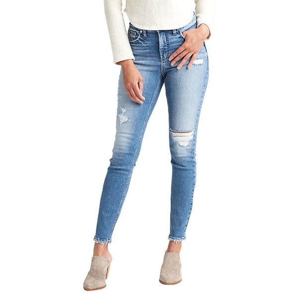 Women's Silver Jeans Co. Avery Destructed Skinny Jeans product image