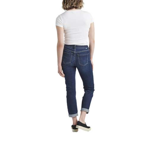 Women's JAG jeans longer Carter Relaxed Fit Girlfriend Jeans